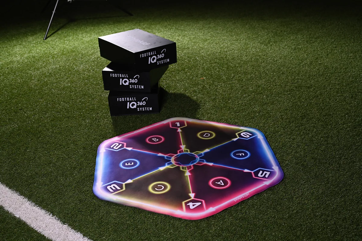 The mat and its packaging photographed outdoors